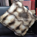 Soft Fur and Velour Floor Pillow for Sofas and Beds